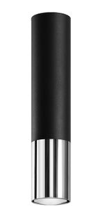 Plafon LOOPEZ czarny/chrom – grafika-1.