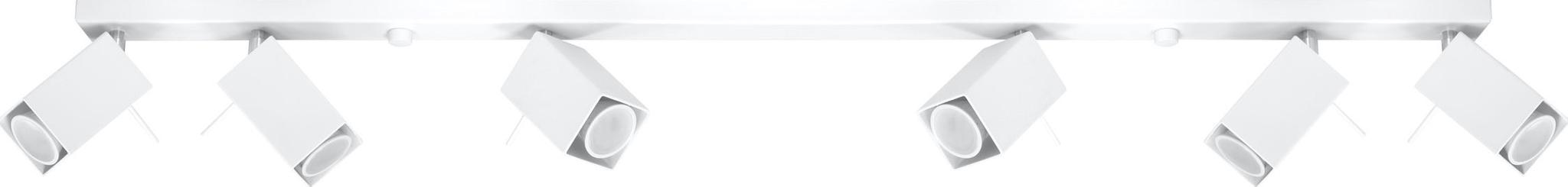 Plafon MERIDA 6L biały – grafika-1.