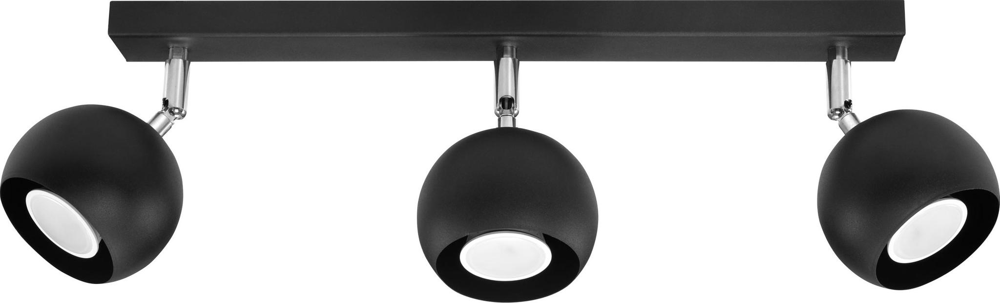 Plafon OCULARE 3 czarny – grafika-1.