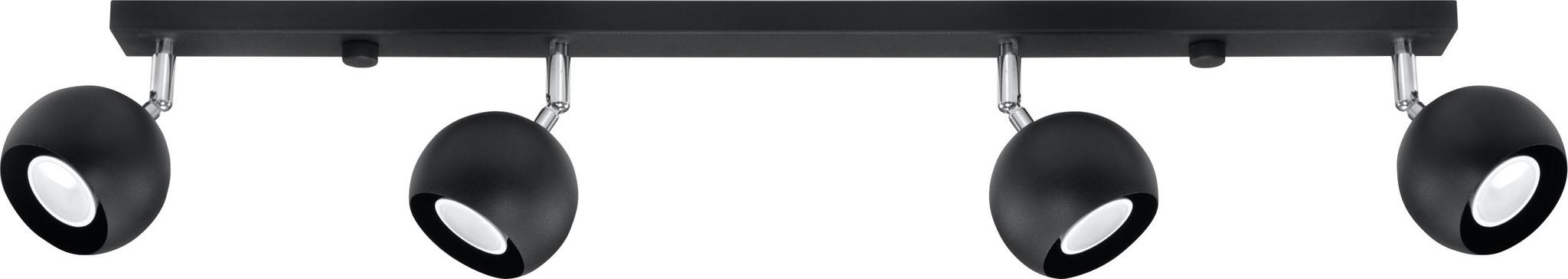 Plafon OCULARE 4L czarny – grafika-1.