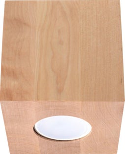 Plafon QUAD naturalne drewno – grafika-1.