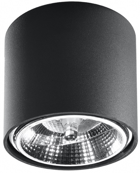 Plafon TIUBE czarny – grafika-1.