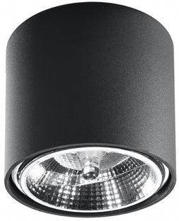 Plafon TIUBE czarny – grafika-1.