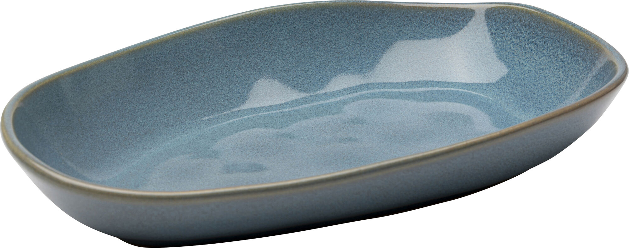 Plate Organic Turquise 25cm – billede-1.