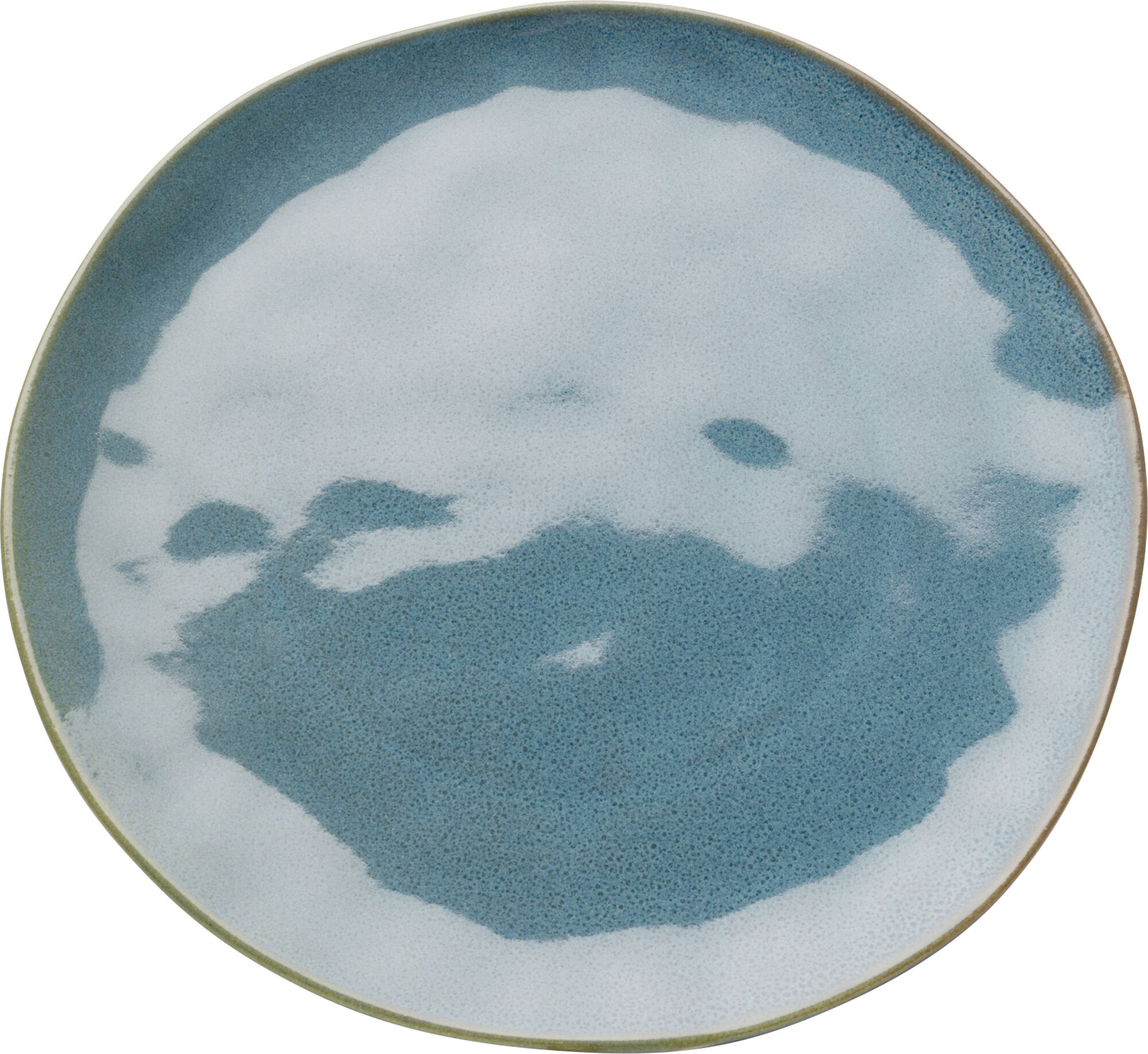 Talerz Organic Turkusowy Ø26cm – obraz-1