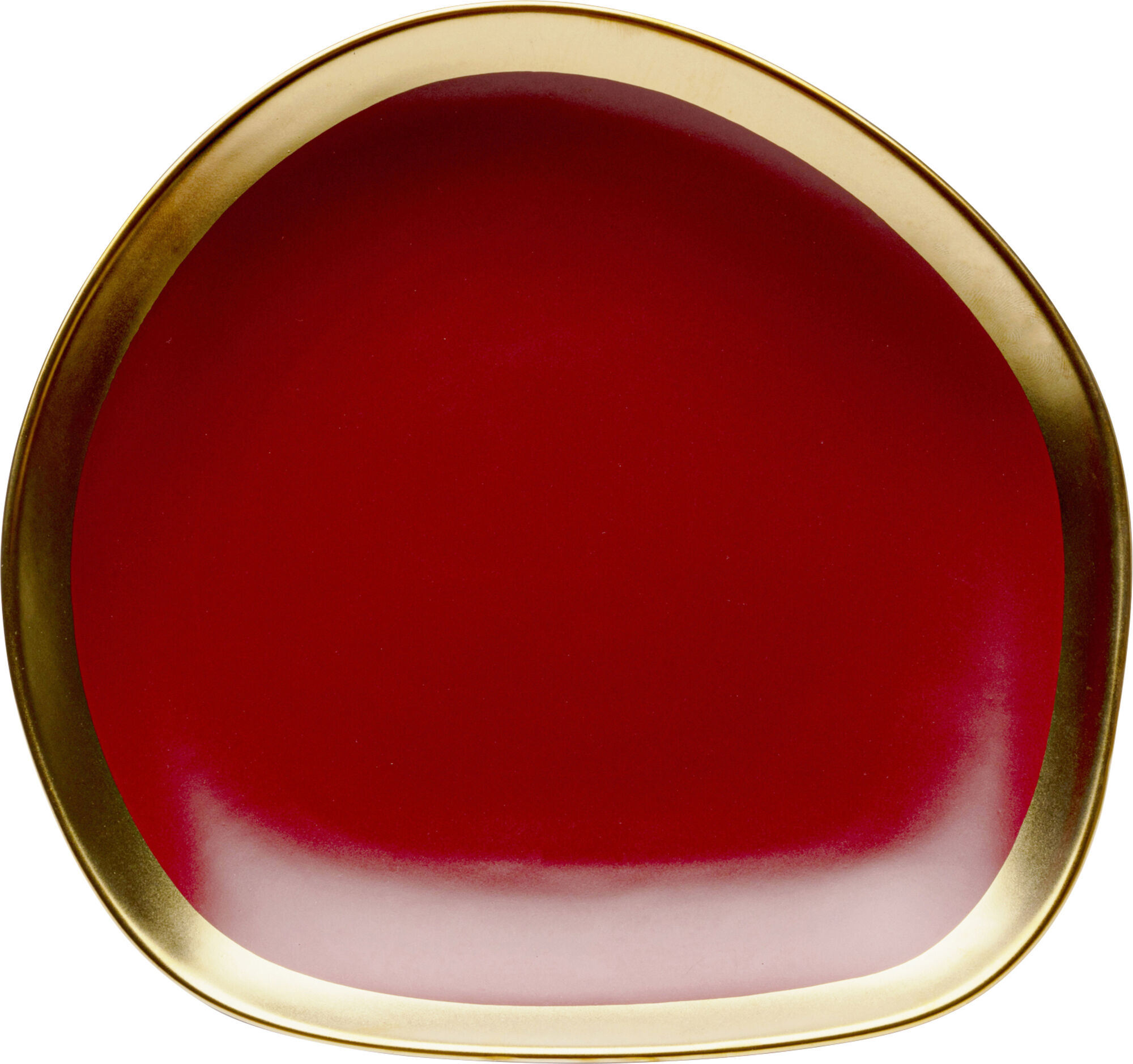 Talerz Vibrations Czerwony Ø27cm – obraz-1