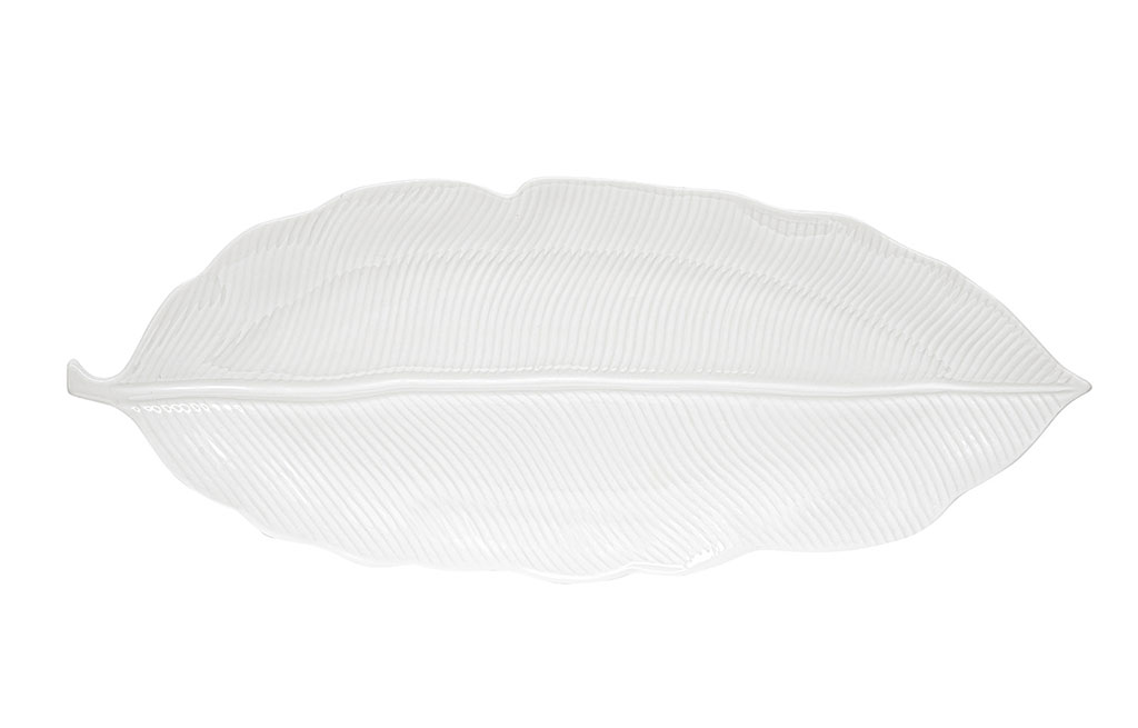 Плато за сервиране LEAVES WHITE – изображение-1