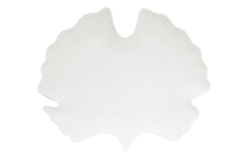 Плато за сервиране LEAVES WHITE – изображение-1