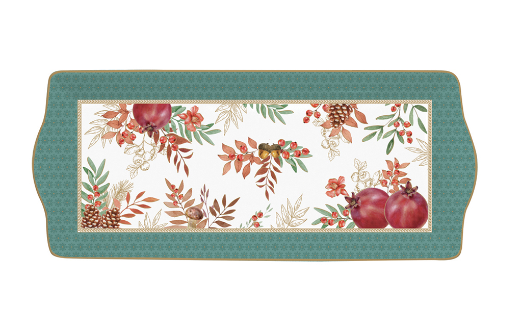 Плато за сервиране на сладкиши AUTUMN SYMPHONY – изображение-1