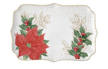 Плато за сервиране POINSETTIA & BERRIES – изображение-1