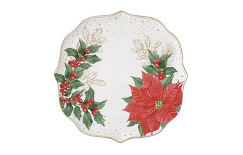Плато за сервиране POINSETTIA & BERRIES – изображение-1