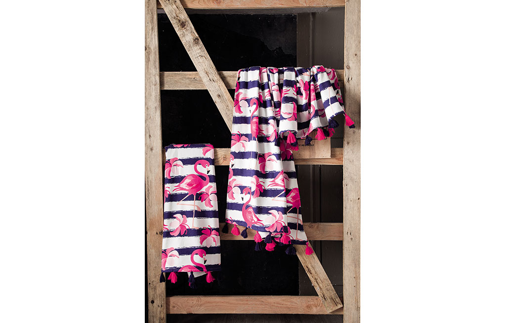 Плажна кърпа Flamingo 90х180 – изображение-1
