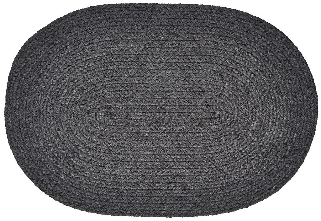 Podkładka na stół bawełna szara 48x33 cm – obraz-1