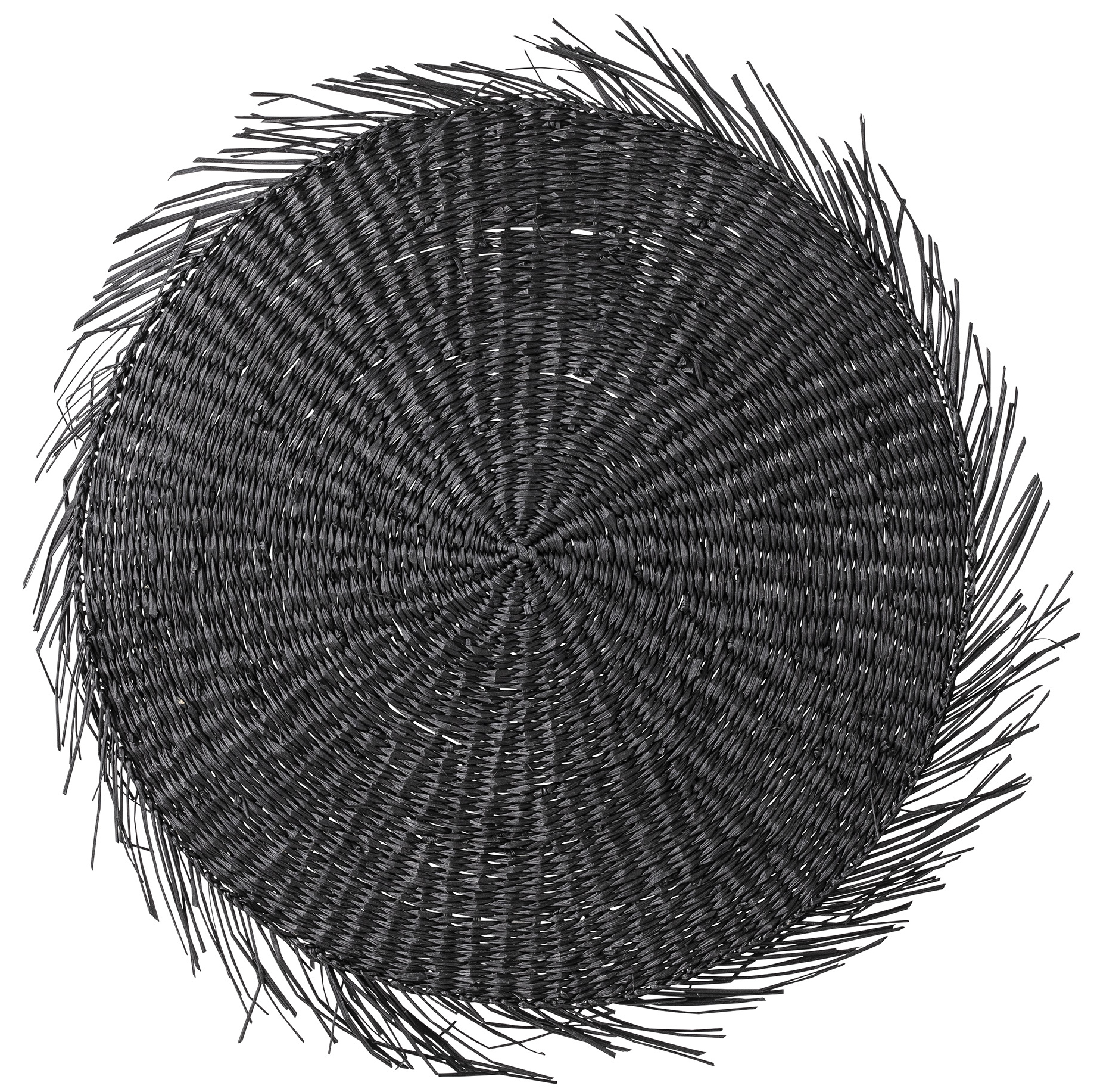 Podkładka na stół Elyana Ø38 cm czarna – obraz-1