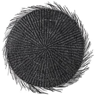 Podkładka na stół Elyana Ø38 cm czarna – obraz-1