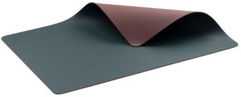 Podkładka na stół Eveey (4-set) 46x33 cm zielona/ciemnobrązowa – obraz-1