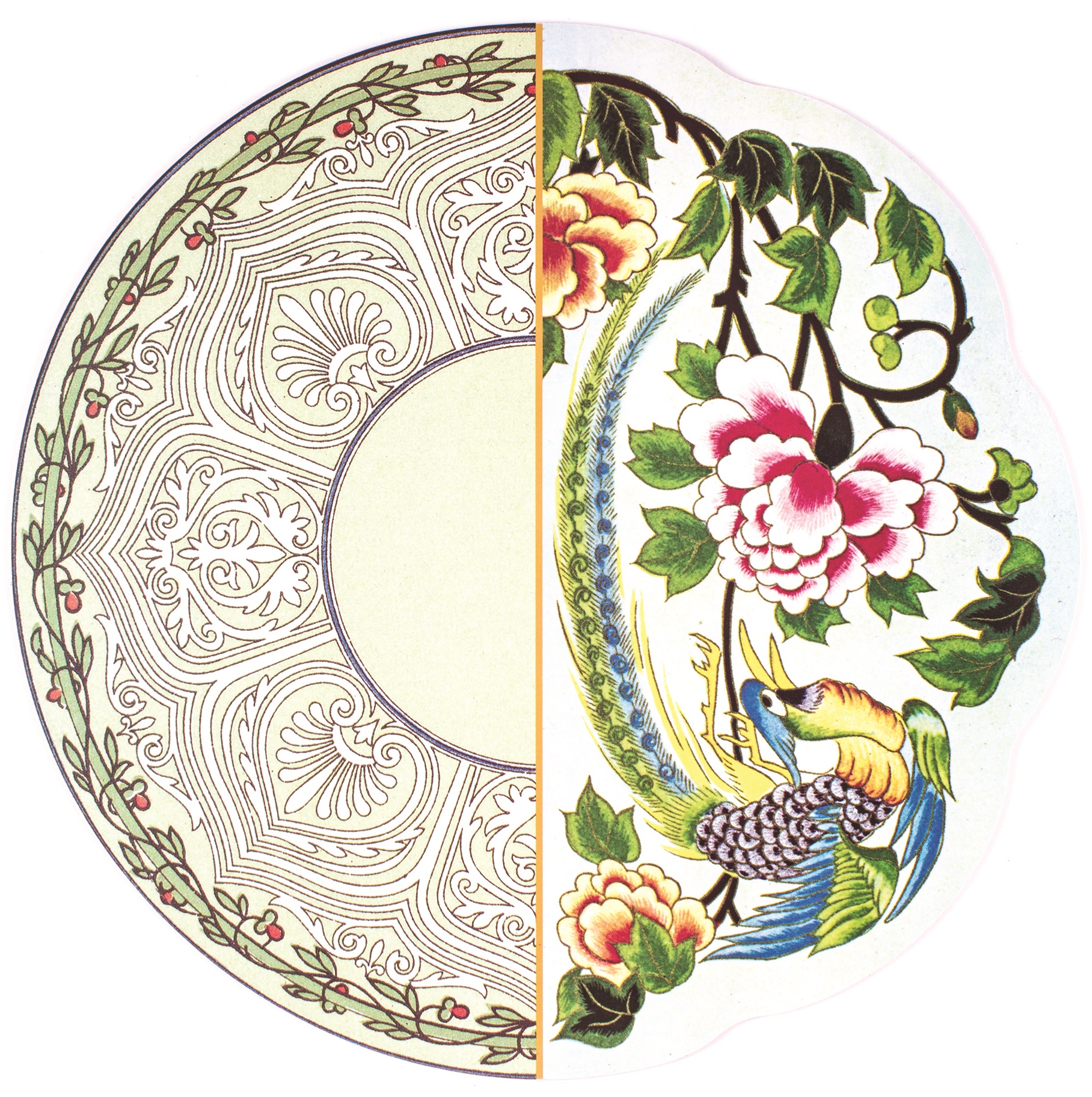 Podkładka na stół Hybrid Teodora Ø37 cm – obraz-1