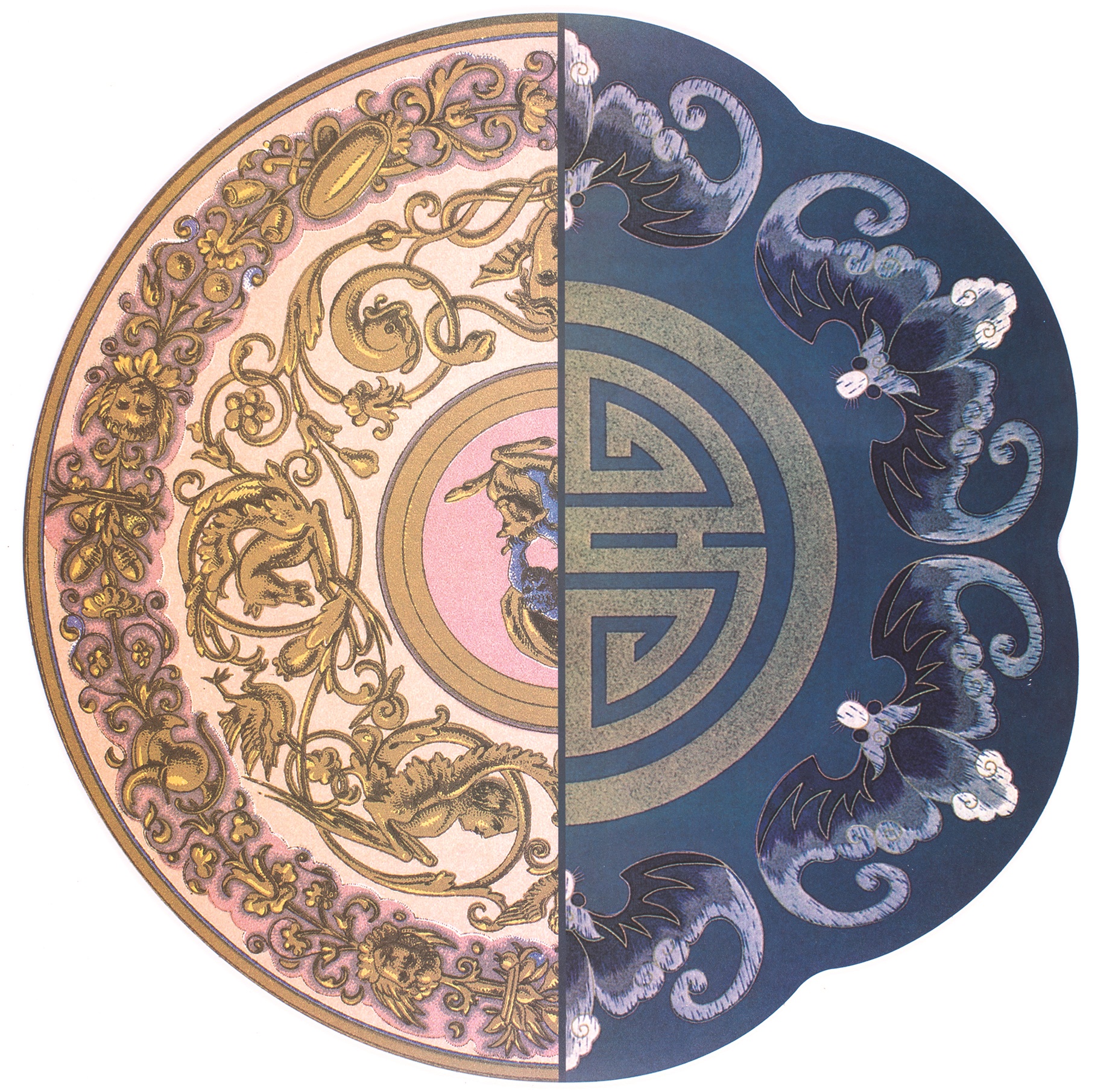 Podkładka na stół Hybrid Trude Ø37 cm – obraz-1