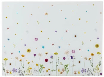 Podkładka szklana 30x40 cm motyw kwiatowy – obraz-1