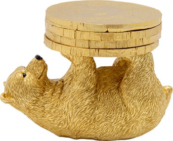 Dryckesunderlägg Playing Bear - Dekorfigur, 7cm – bild-1.