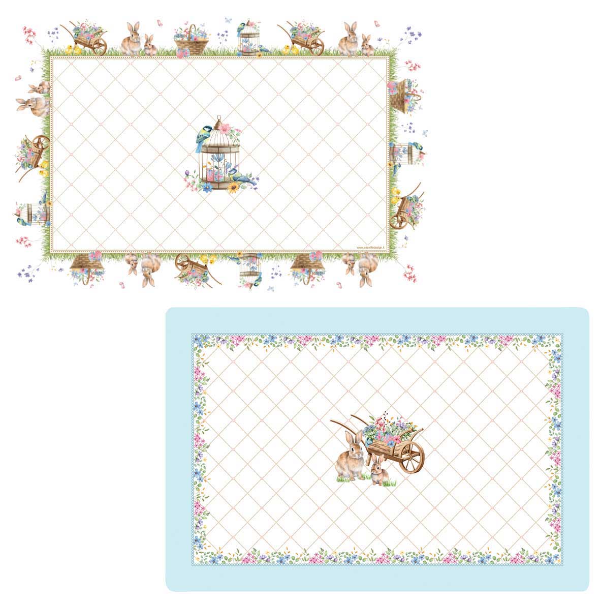 Подложка за хранене двулицева SPRING BLOOM – изображение-1