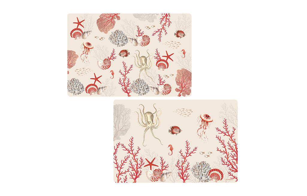 Подложка за хранене - двустранна  Coral Reef – изображение-1