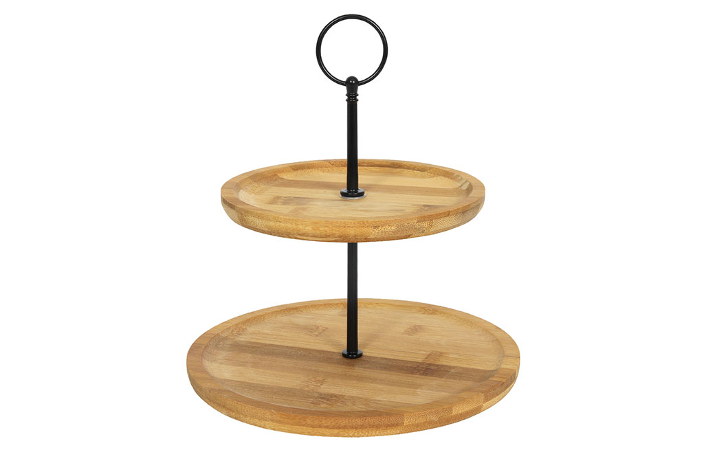 Поднос на две нива 21,5 см – изображение-1