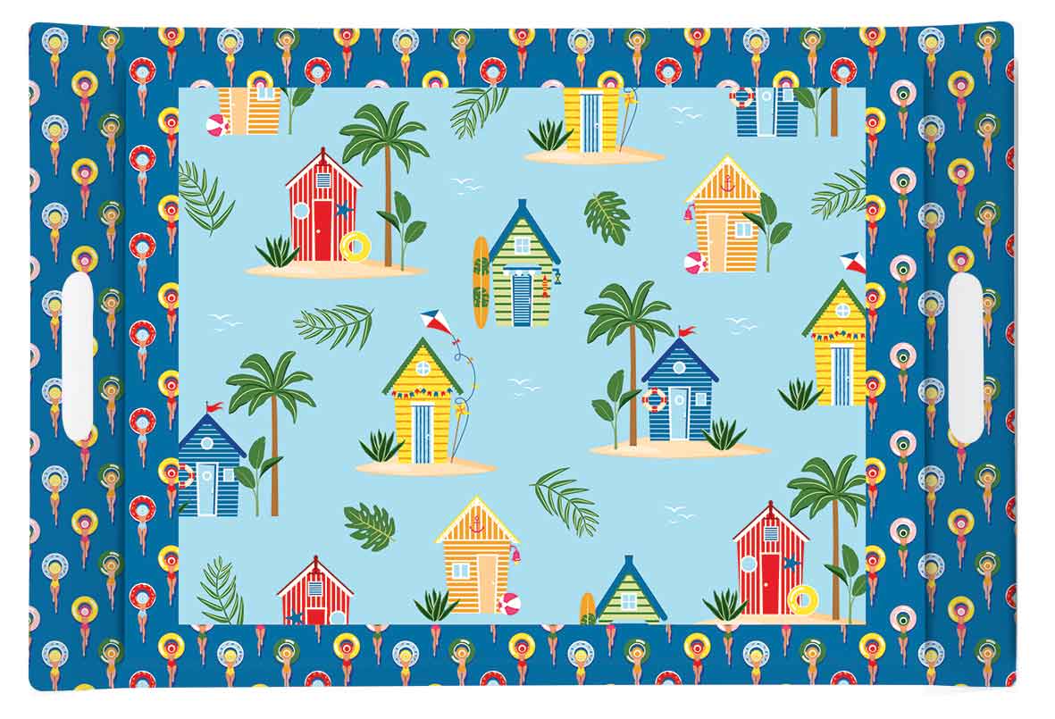 Поднос за сервиране с дръжки A LA PLAGE – изображение-1