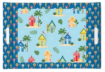 Поднос за сервиране с дръжки A LA PLAGE – изображение-1