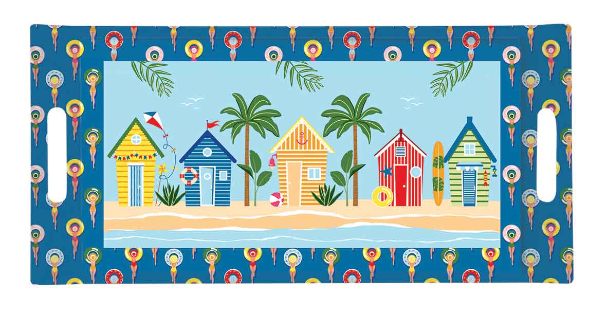 Поднос за сервиране с дръжки A LA PLAGE – изображение-1