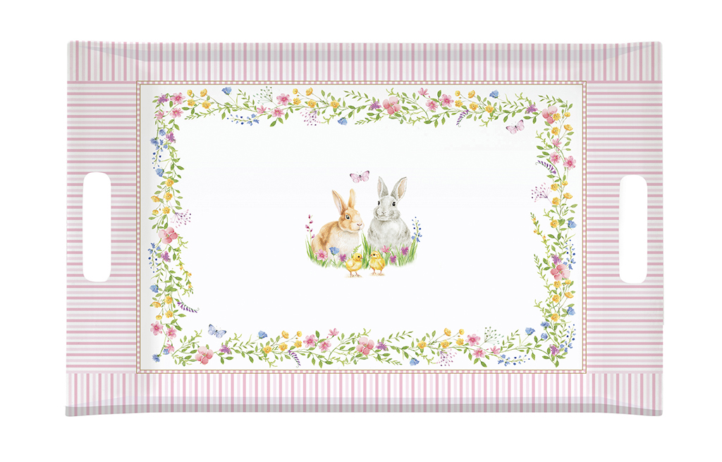 Поднос за сервиране с дръжки HAPPY EASTER – изображение-1