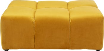 Taburete Belami Velvet ámbar – Imagen-1.