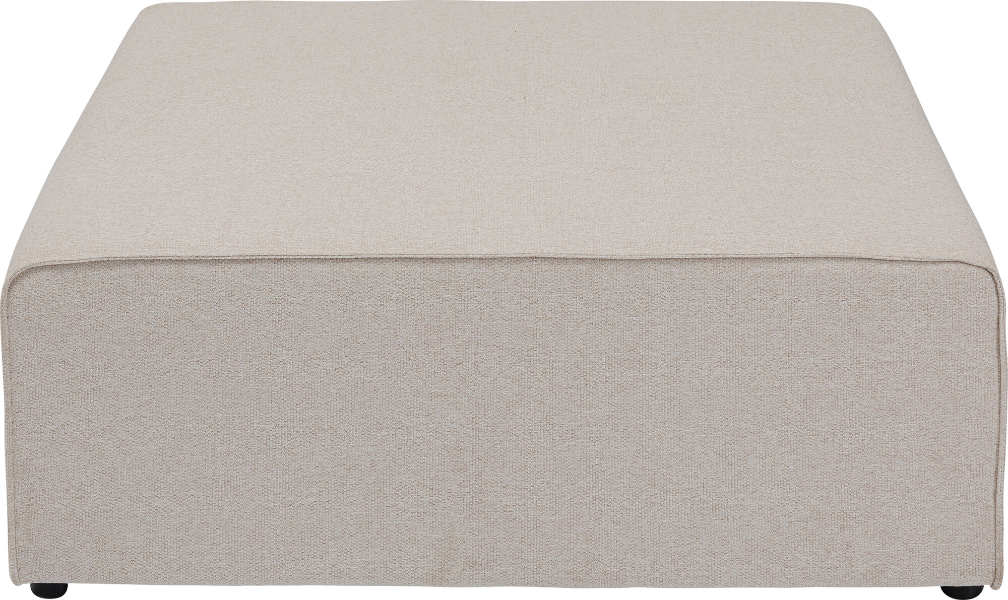 Podnóżek tapicerowany kremowy moduł 100x80 cm – obraz-1