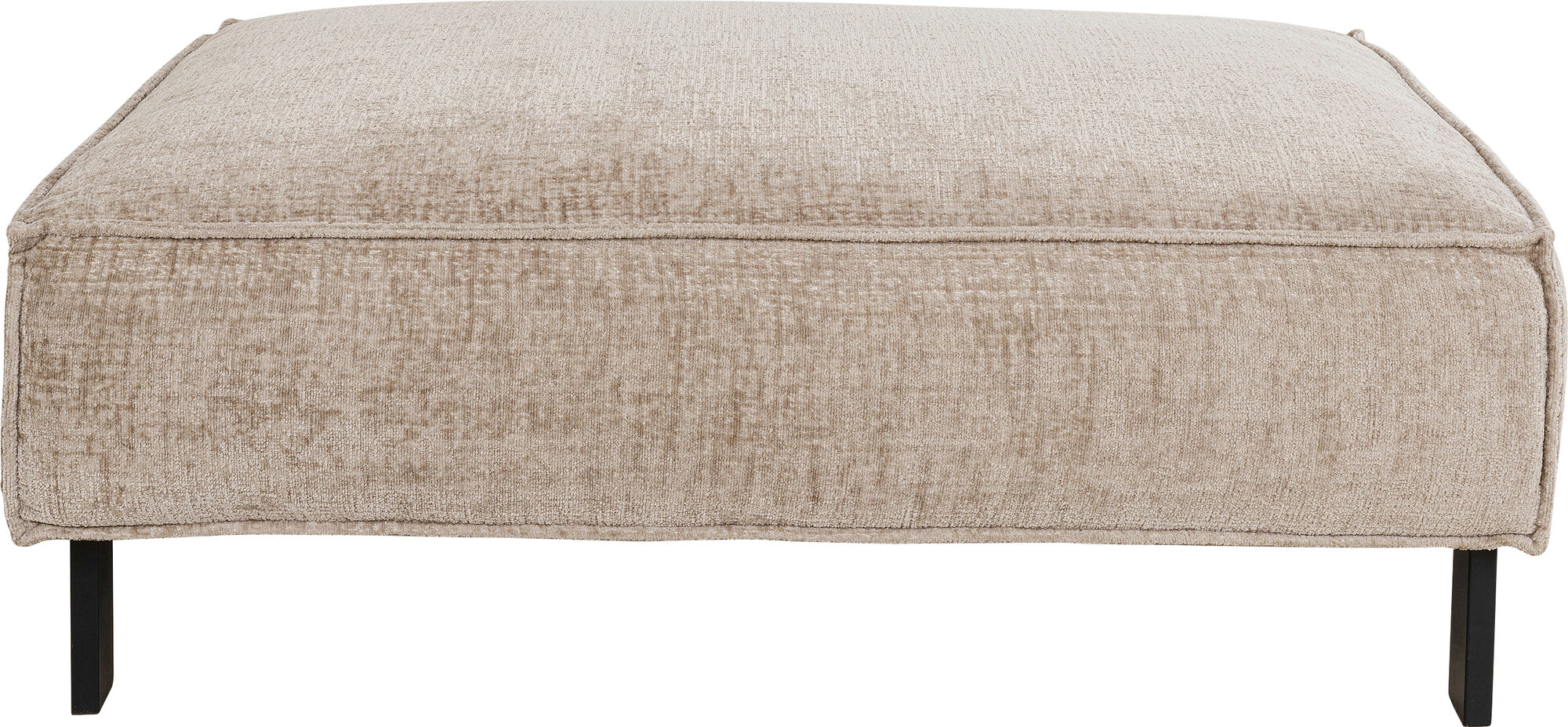 Kare puff Victor fabric grå – bilde-1.
