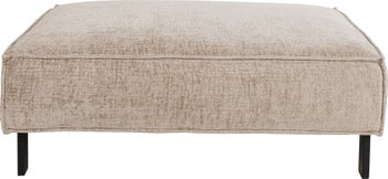 Kare puff Victor fabric grå – bilde-1.