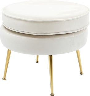 Water Lily rahi, jakkara, kulta/beige Ø50cm – kuva-1.