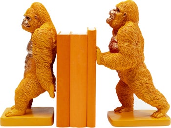 Suport de carti Gorilla portocaliu (2/Set) – imagine-1.