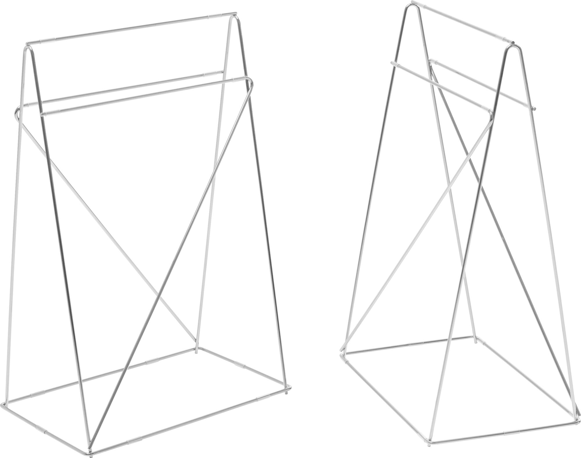 Podstawa biurka metalowa srebrna 31x49 cm – grafika-1.
