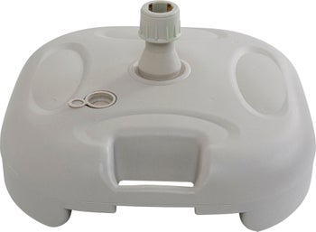 producto: Paragüero Hawaii blanco.