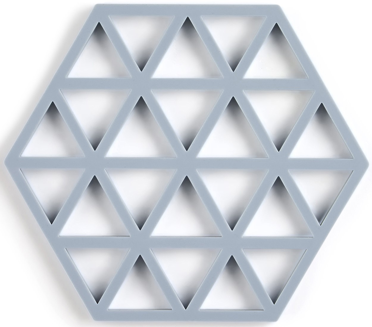 Podstawka pod garnek silikonowa niebieska 14x16 cm – obraz-1