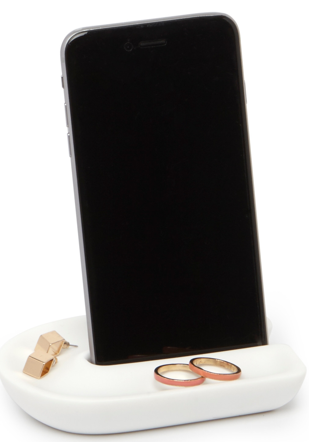 Podstawka pod telefon Junip 5x4 cm biała – obraz-1