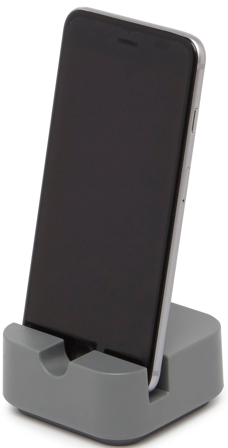 Podstawka pod telefon Scillae 8x4 cm szara – obraz-1