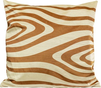 Poduszka dekoracyjna brązowa 45x12 cm – obraz-1