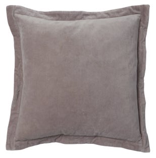 Poduszka dekoracyjna Astalia 50x50 cm brązowo-szara – obraz-1