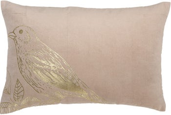 Poduszka dekoracyjna Birdie 60x40 cm naturalna – obraz-1