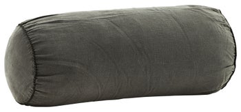 Poduszka dekoracyjna Bolster ∅20x50 cm szara – obraz-1