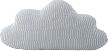 Poduszka dekoracyjna bawełna biała chmurka 50x30 cm – obraz-1