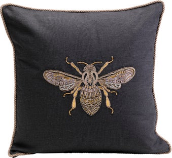 Prydnadskudde Glitter Bee - bi, 40x40cm – bild-1.
