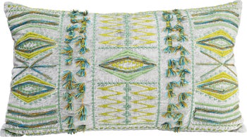 Cojín Desna Patchwork verde 60x35cm – Imagen-1.