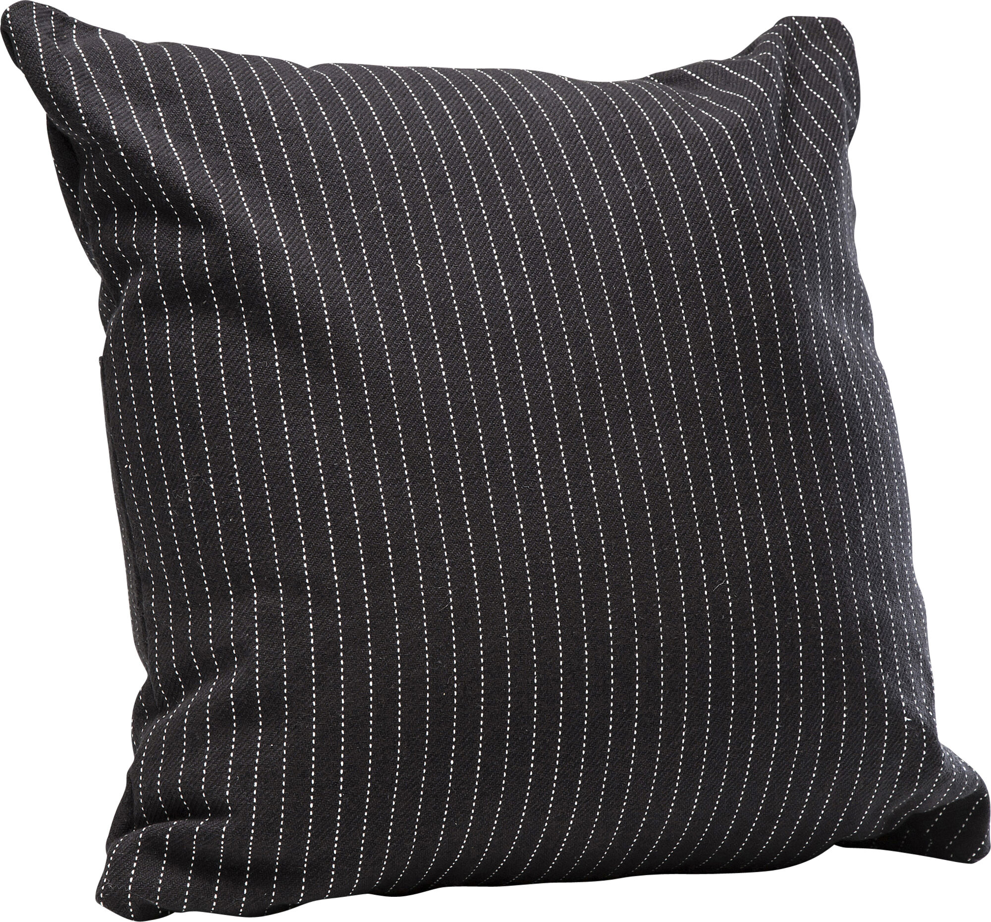 Poduszka dekoracyjna Dots 45x45 cm czarna – obraz-1